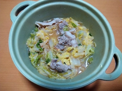 白菜と豚肉の無水鍋