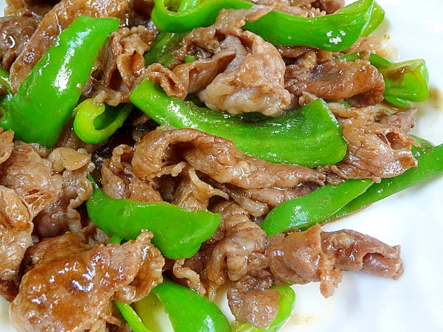 青椒肉絲風 牛肉ピーマン牡蠣油炒め レシピ 作り方 By Startrek 楽天レシピ