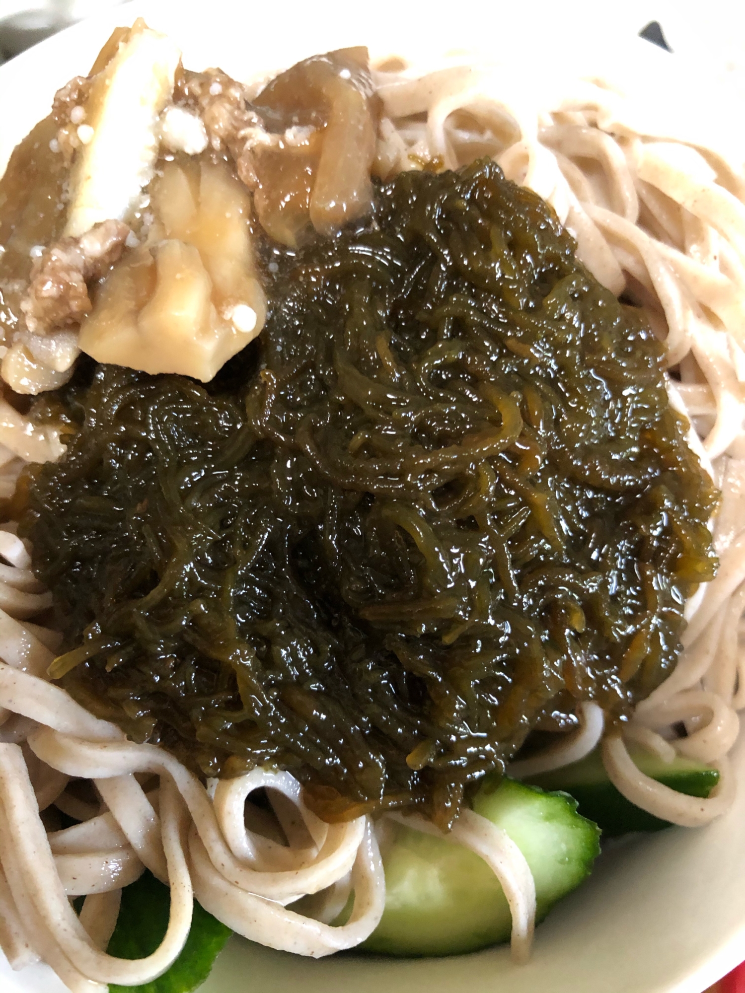 もずく蕎麦