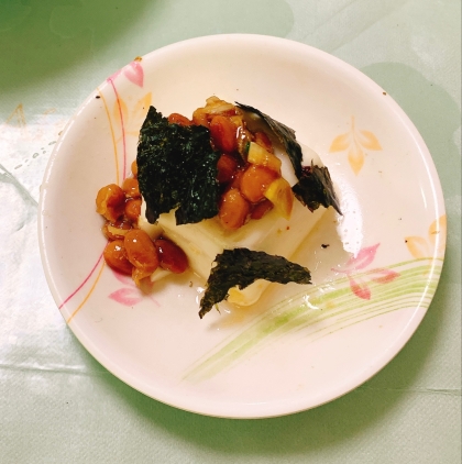 韓国海苔入り納豆豆腐