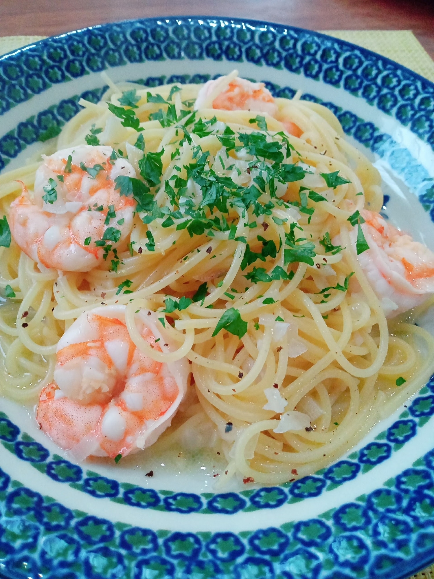 ガーリックシュリンプパスタのレシピ