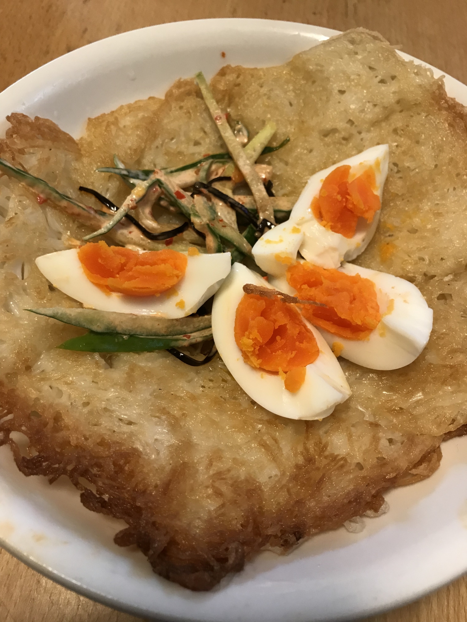 カリカリ♪素麺あげそば風