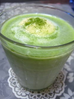 皆大好き♡抹茶ミルクフロート