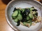 きゅうりとつぶ貝の酢の物