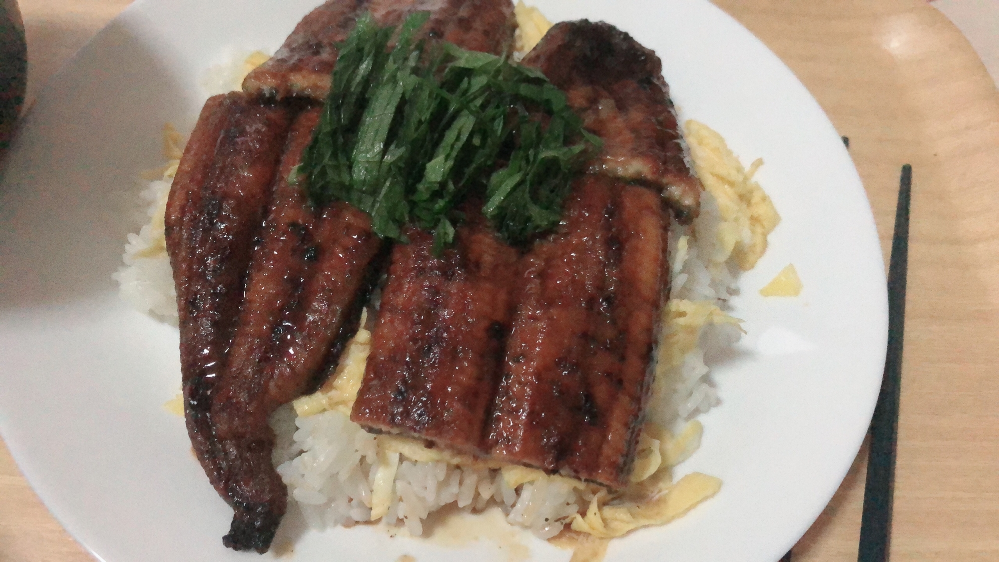 ふわふわ♪うなぎ丼