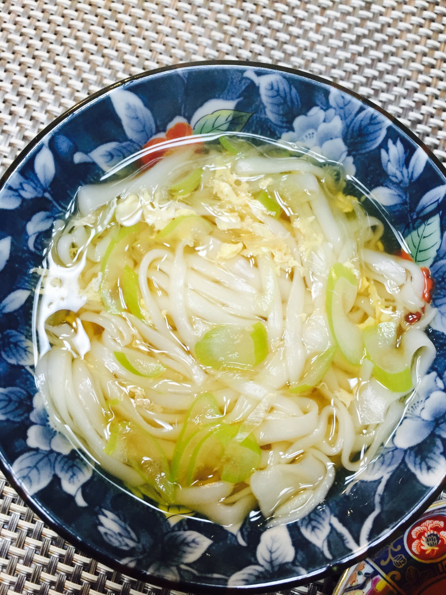 卵とネギのあったかにゅうめん