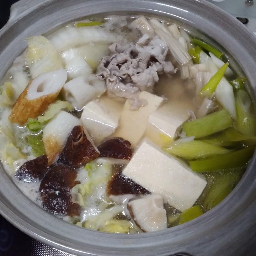 豚肉の水炊き