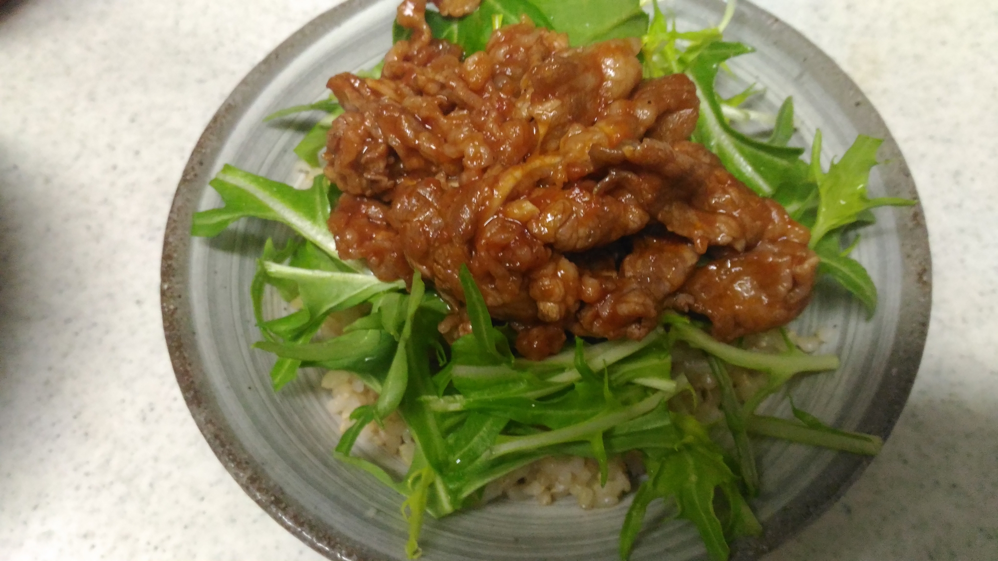 牛肉ケチャップ丼