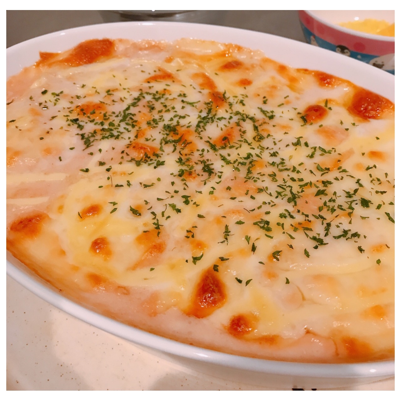 市販のパスタソースで簡単！明太クリームドリア