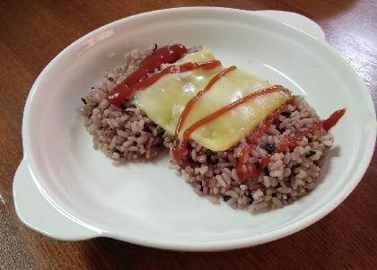 ちょっとイタリアン！？ご飯で「お焼き」（粉チーズ）