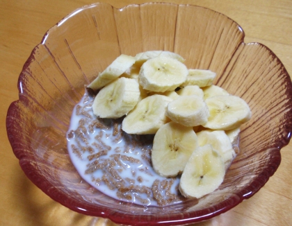 オールブランが苦手な主人が美味しいと言って食べてくれました(*^。^*)♡バナナポイントですね。有難いレシピに感謝です♡御馳走様でした（*^_^*）♡