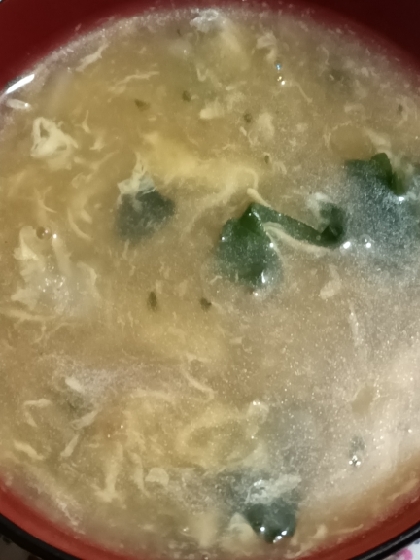 ふわっふわっニラ玉♪春雨中華スープ