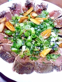 ごま油のタレ かつおのたたき レシピ 作り方 By Tnmsam 楽天レシピ ごま油のタレ かつおのたたき レシピ 作り方 By Tnmsam 楽天レシピ