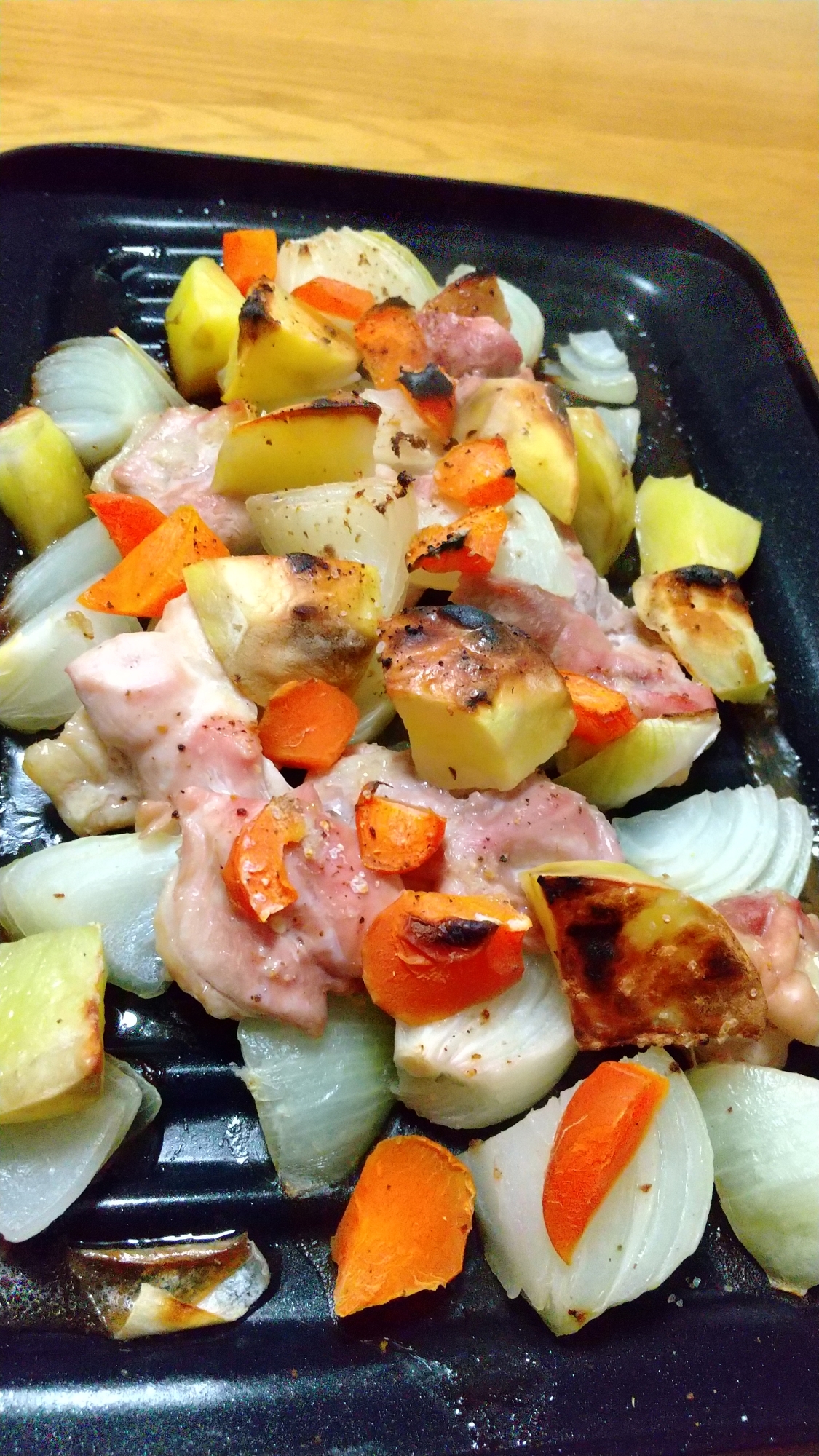 魚焼きグリル活用 チキンと野菜のグリル焼き レシピ 作り方 By Momiji Mama 楽天レシピ 魚焼きグリル活用 チキンと野菜のグリル焼き レシピ 作り方 By Momiji Mama 楽天レシピ