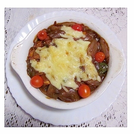 国産チーズ＆カレー粉で♪♪「マカロニグラタン」