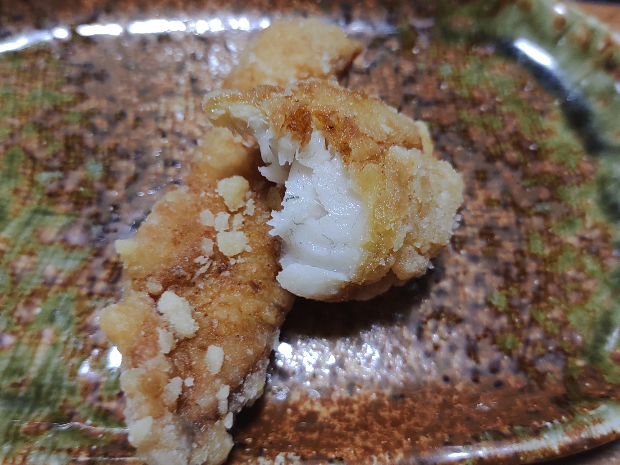 鯰の唐揚げ②