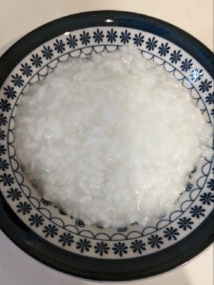 【離乳食•初期】炊飯器でお米から作る10倍粥