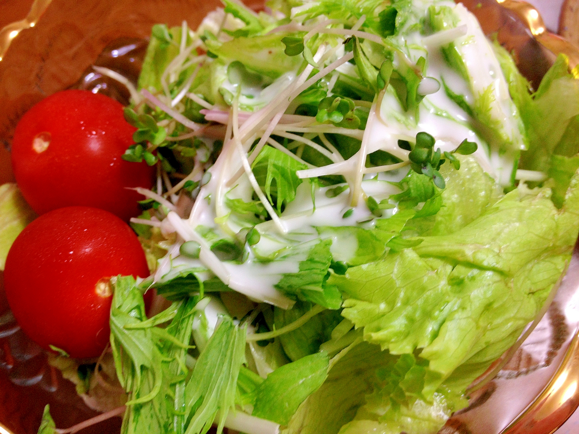 ブロッコリースプラウトのサラダ