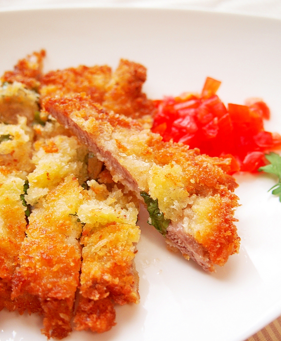 生バジルのサクサクポークカツレツ レシピ 作り方 By パッちゃん4649 楽天レシピ 生バジルのサクサクポークカツレツ レシピ 作り方 By パッちゃん4649 楽天レシピ