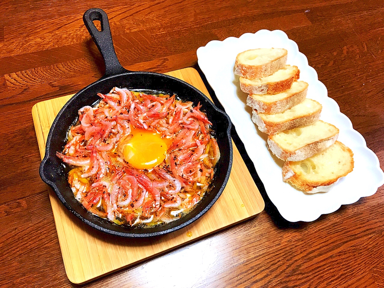 簡単 生桜えびのアヒージョ レシピ 作り方 By しげくん 楽天レシピ