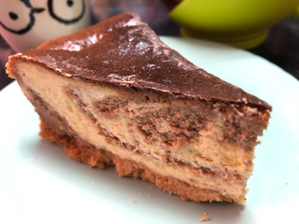 チョコマーブルチーズケーキ レシピ 作り方 By ちーたまちー 楽天レシピ