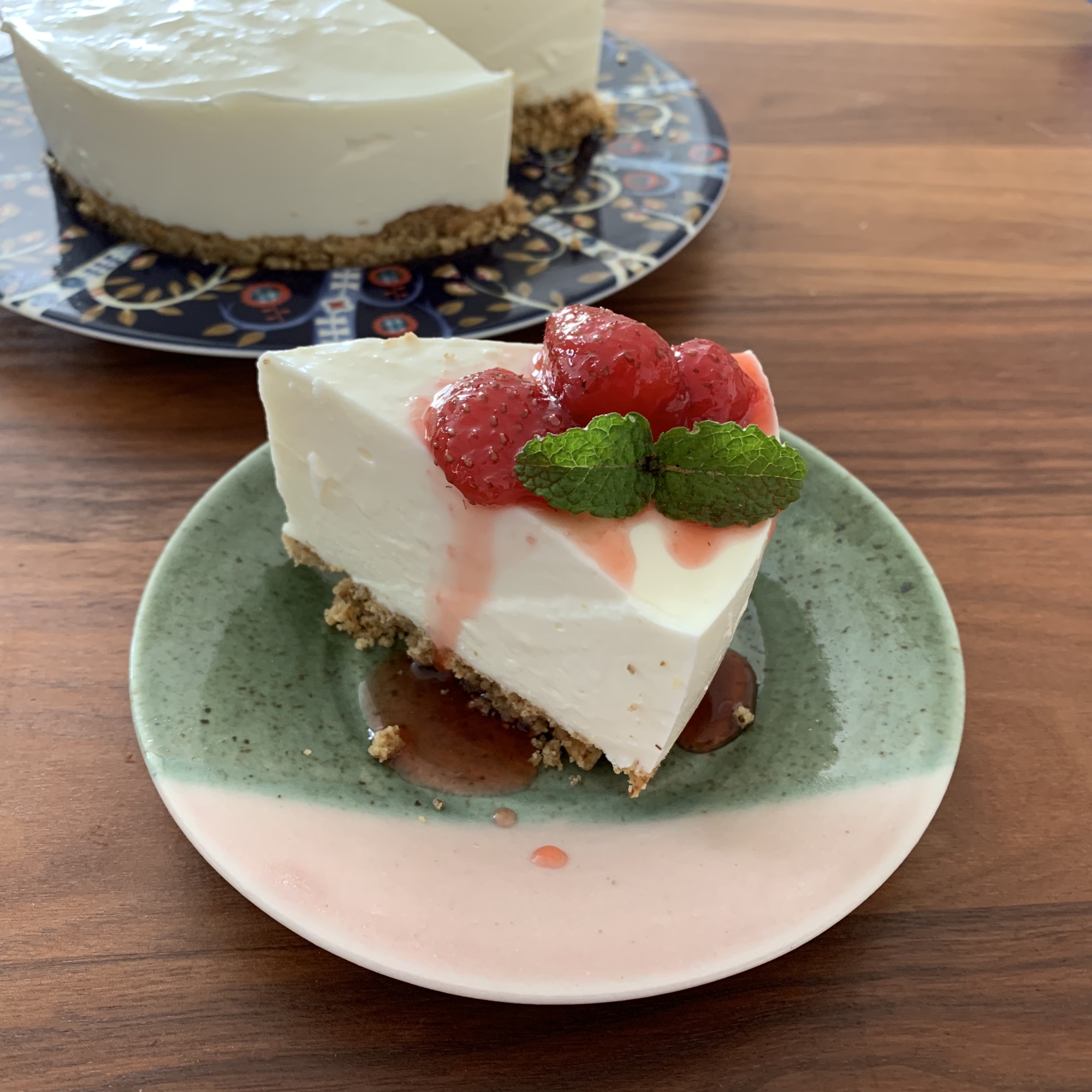 基本のレアチーズケーキ