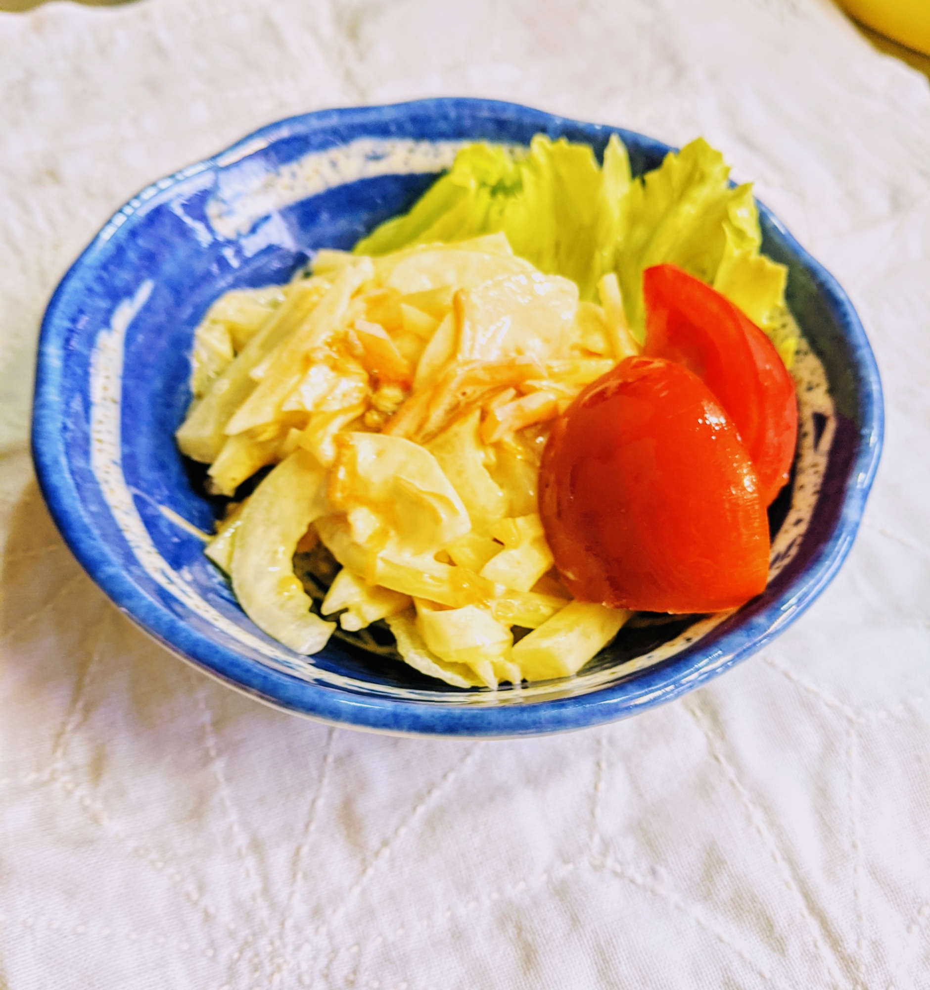 ポテトサラダ(11)　〜なめ茸入り編〜