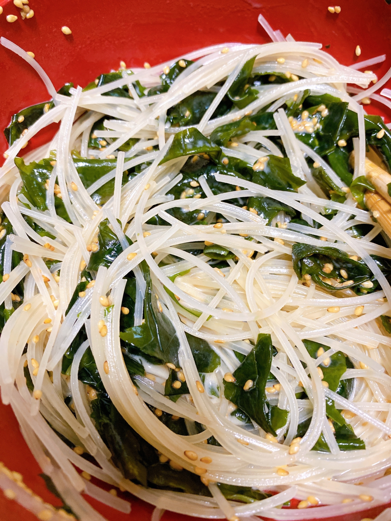 時短！麺つゆマヨ春雨サラダ