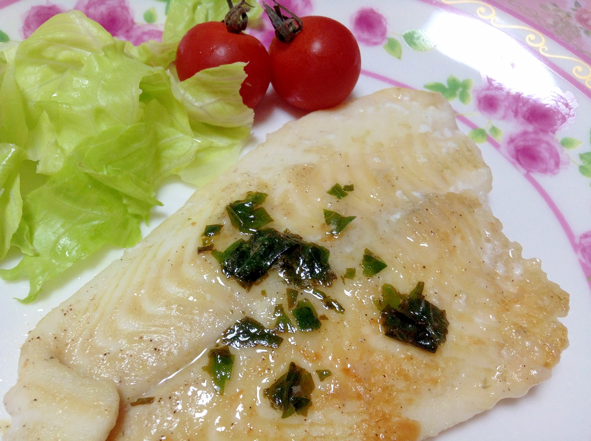 カレイのムニエル バジルソース添え レシピ 作り方 By やなママ 楽天レシピ