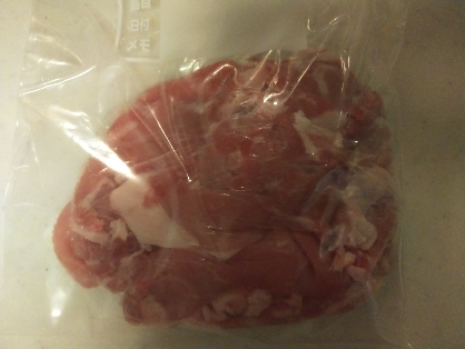 豚こま肉の冷凍保存
