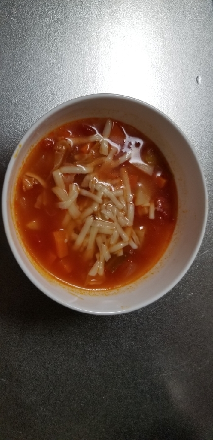 チーズがかなり合ってる(^-^)
もっと大きいサイズ買えばよかった！