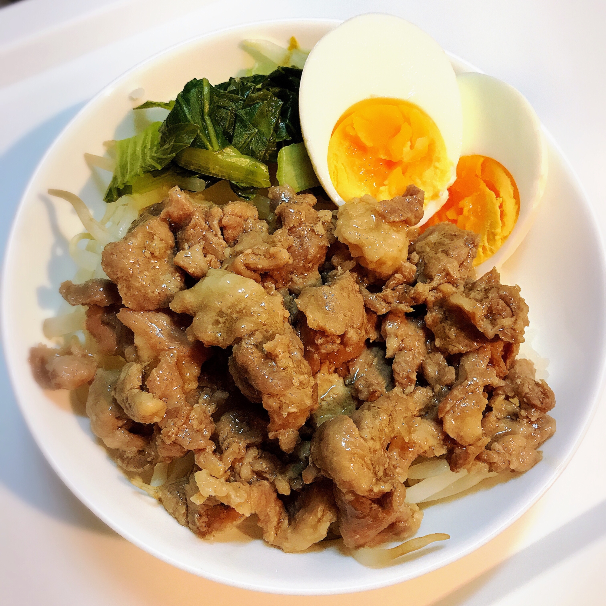 お安い豚コマをレンジで！ルーロー飯風豚丼