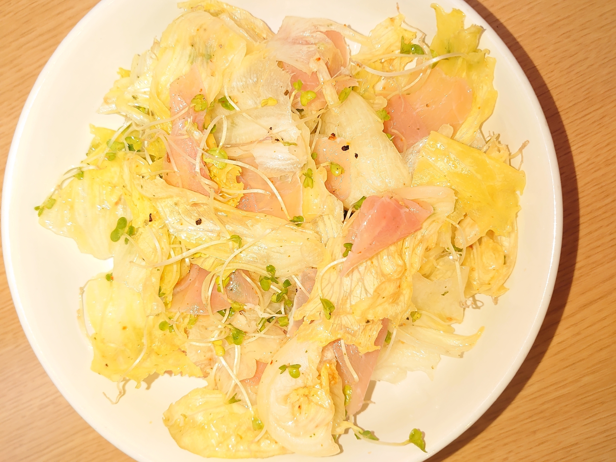 スパイスブレンドソルトでサラダ