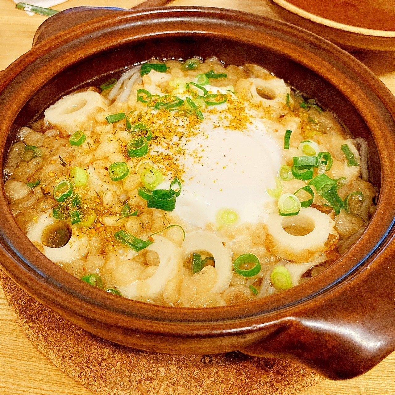 節約食材で作る☆鍋焼き蕎麦