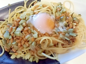 意外な組み合わせ！納豆パスタ