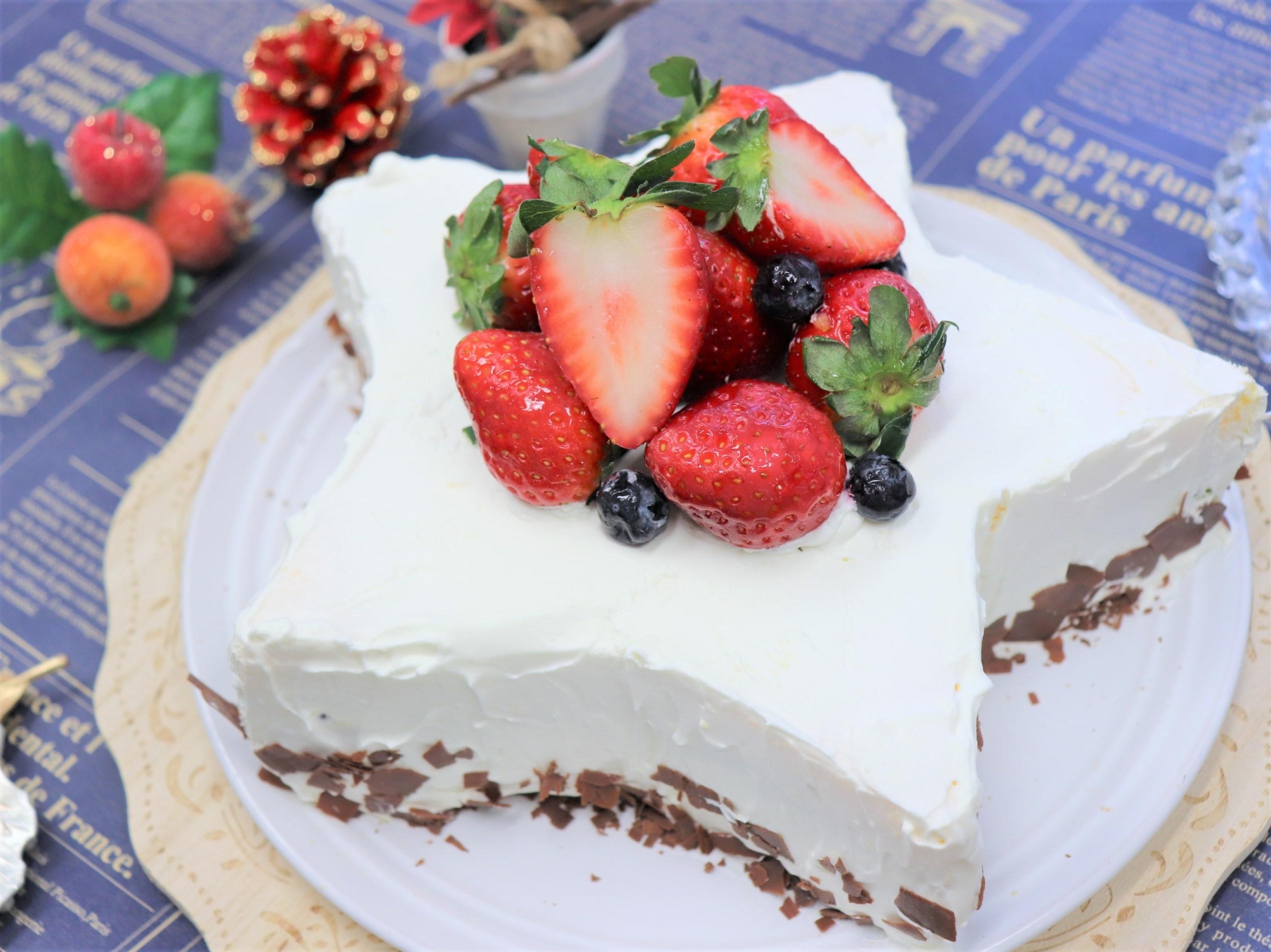 星のデコレーションケーキ レシピ 作り方 By Home Made Cake 楽天レシピ 星のデコレーションケーキ レシピ 作り方 By Home Made Cake 楽天レシピ