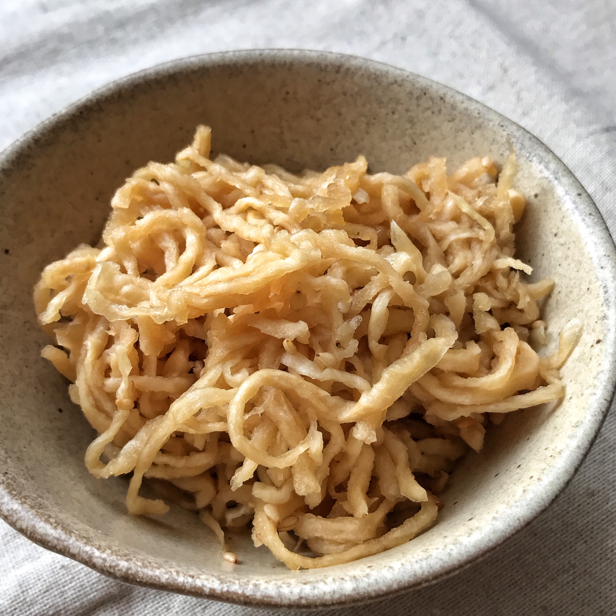 切り干し大根の麺つゆサラダ