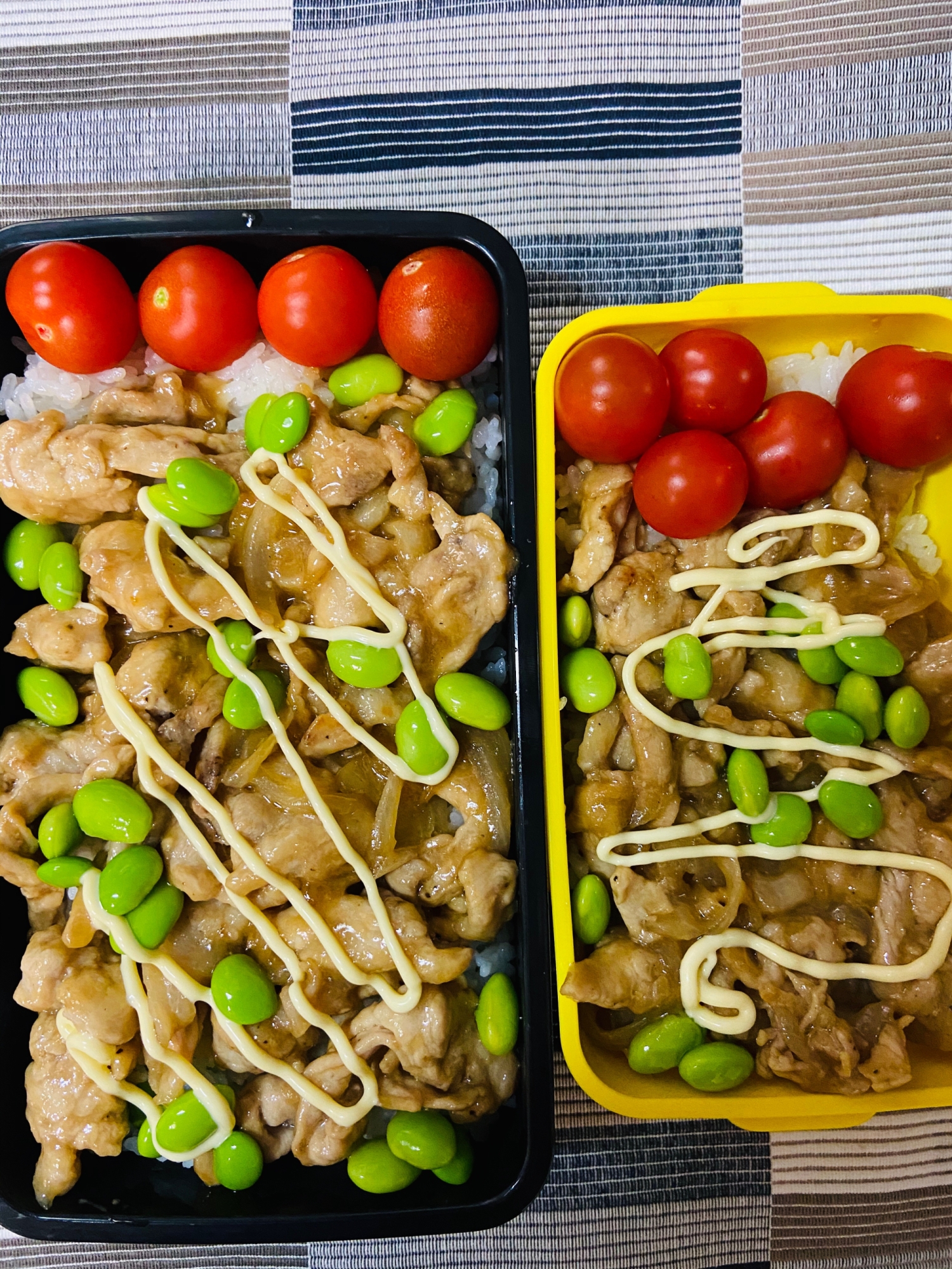 【弁当】豚肉のマヨ照り焼き弁当