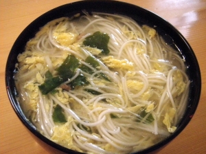 みょうがと卵のにゅうめん