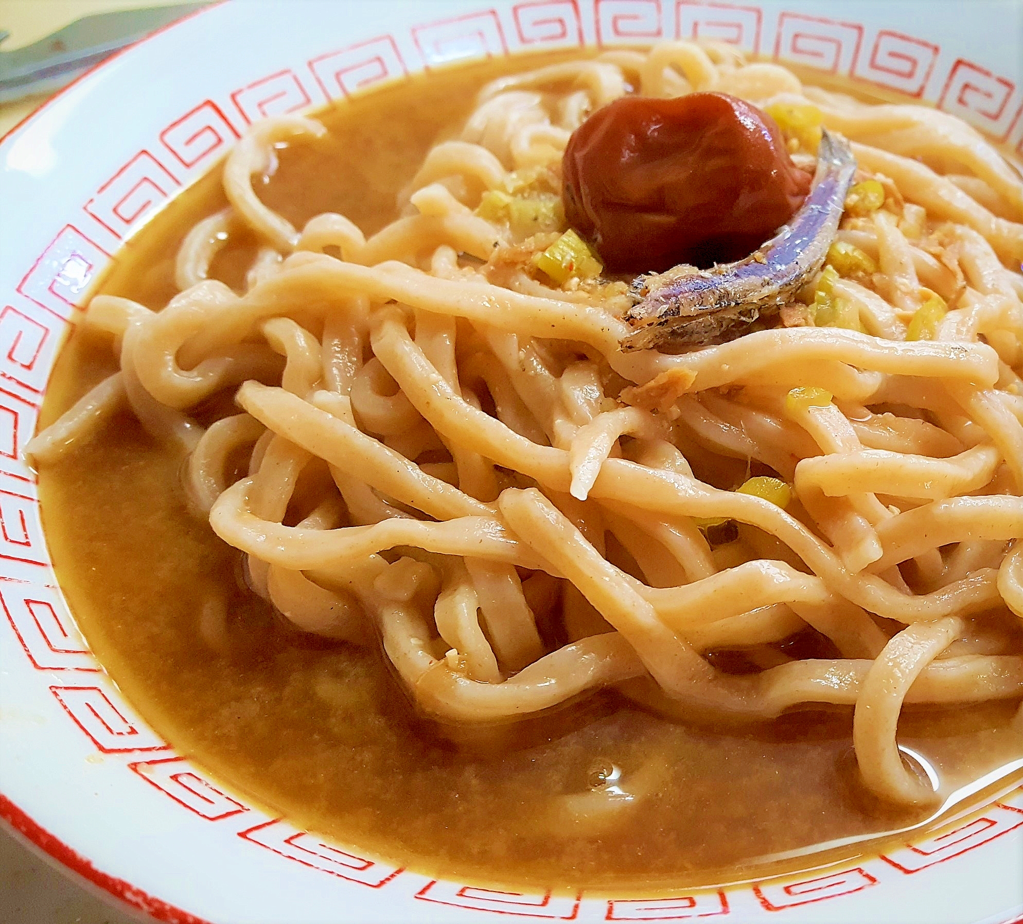 すぐ食べたい♪ときの煮干しラーメン(試作1:味噌)