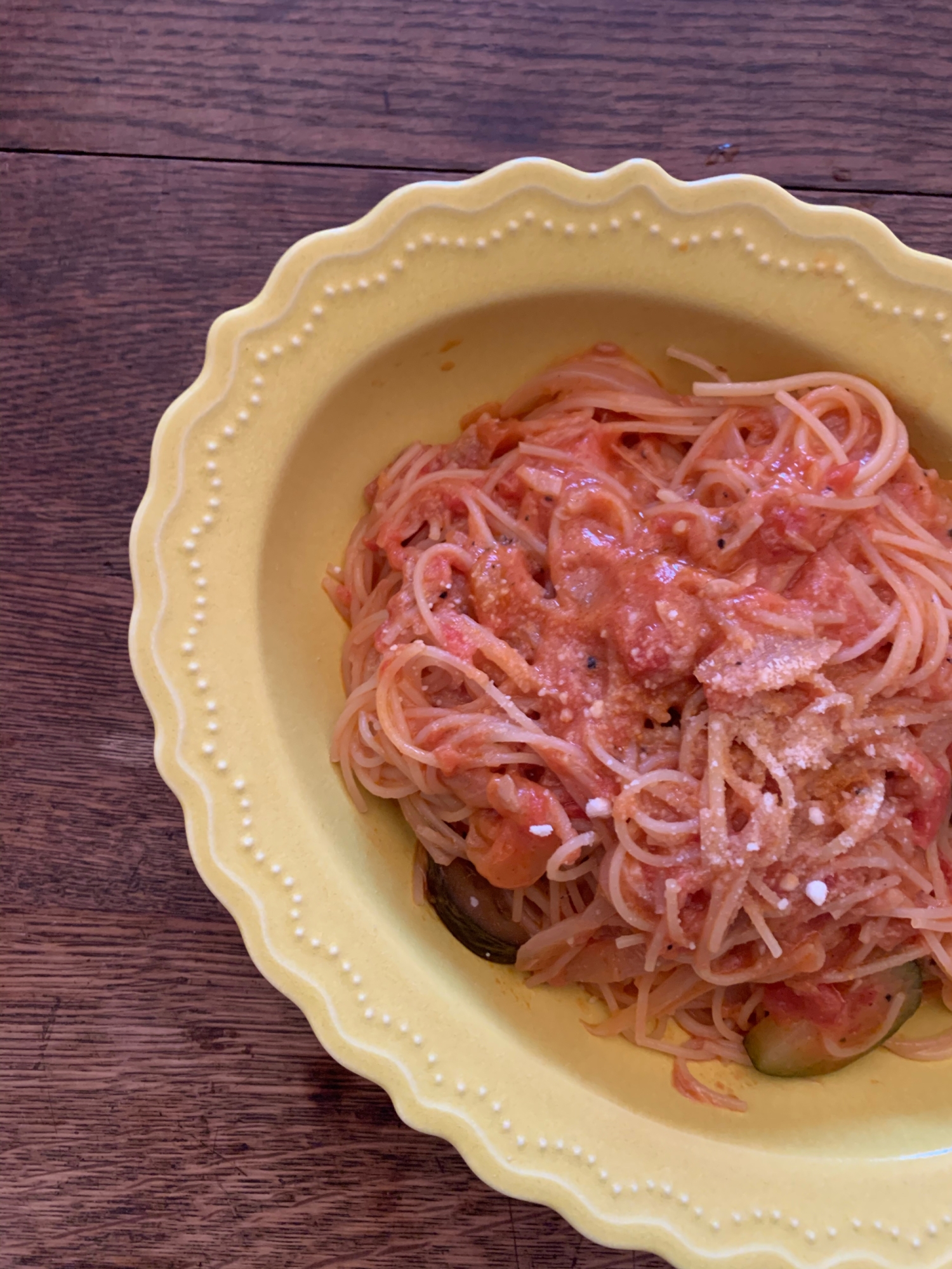 トマト缶とツナの簡単！絶品パスタ