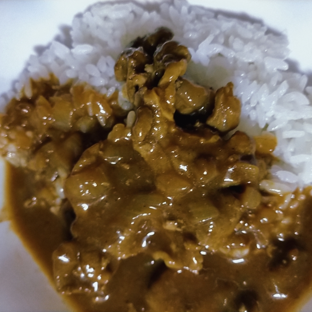 ラム肉でシンプルカレーライス