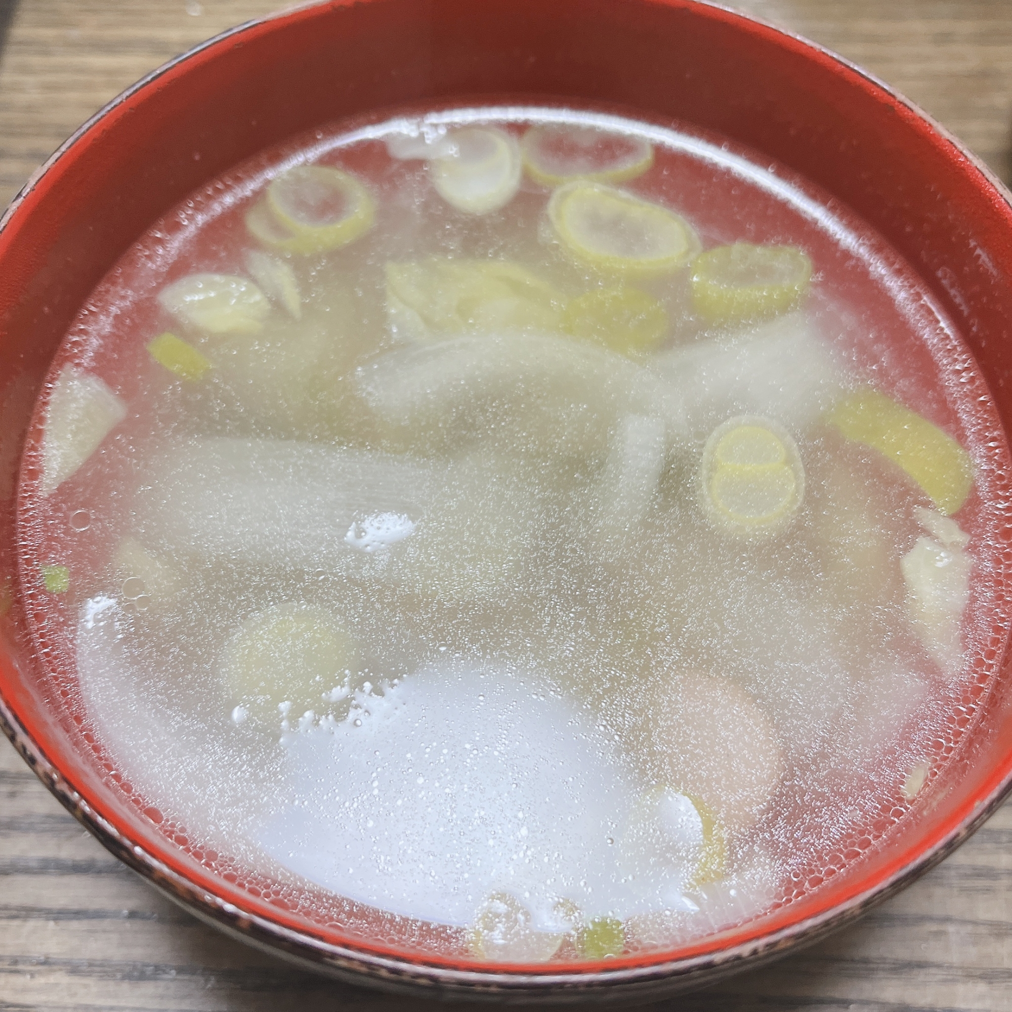 白菜ねぎのスープ