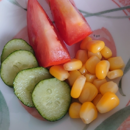 sweet♡ちゃん、おはようございます♪
高級な柿様ゲットしたんだね❣
いいなぁ〜♡ 
かわいい3色サラダレシピありがとう
ෆ꒰*͈ᴗ͈ˬᴗ͈ෆ.｡.:*♬