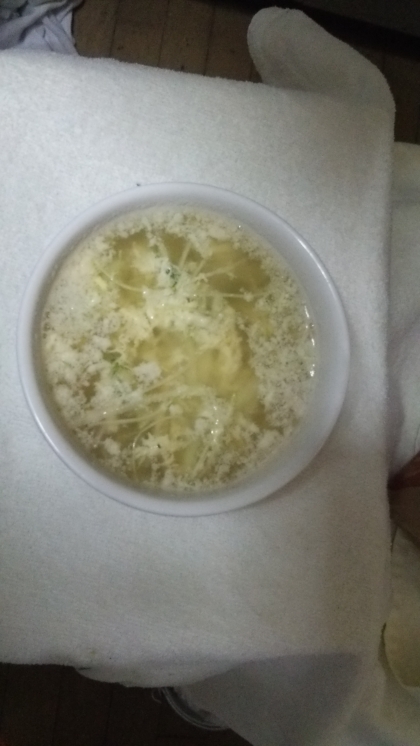 みぶ菜の卵スープ