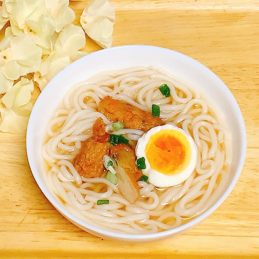 さつま揚げ卵うどん✧˖°