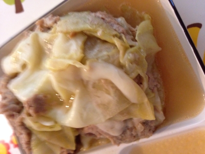 ロールキャベツより簡単だしおいしかったです！ご馳走さまでしたー(^_^)