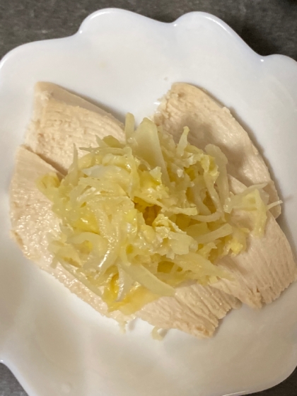 レンジで簡単 鶏胸肉とキャベツの重ね蒸し レシピ 作り方 By みずたまsweet 楽天レシピ