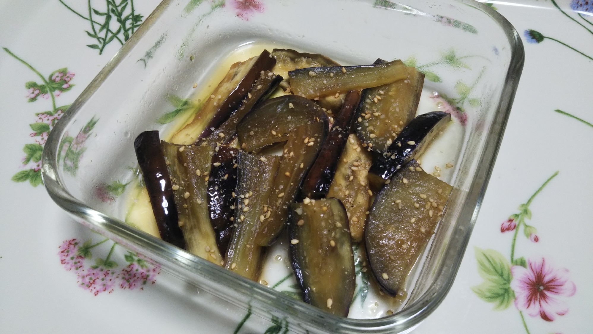 作り置きに レンジで茄子の胡麻めんつゆ煮 レシピ 作り方 By ミニー7015 楽天レシピ