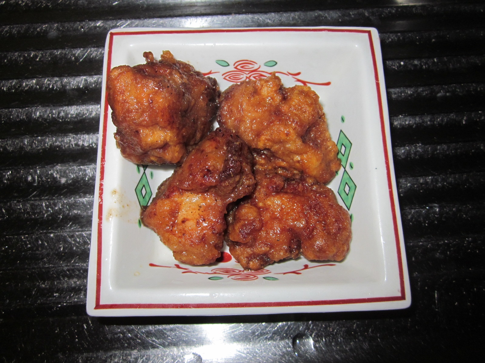 残った唐揚げで、唐揚げ煮！